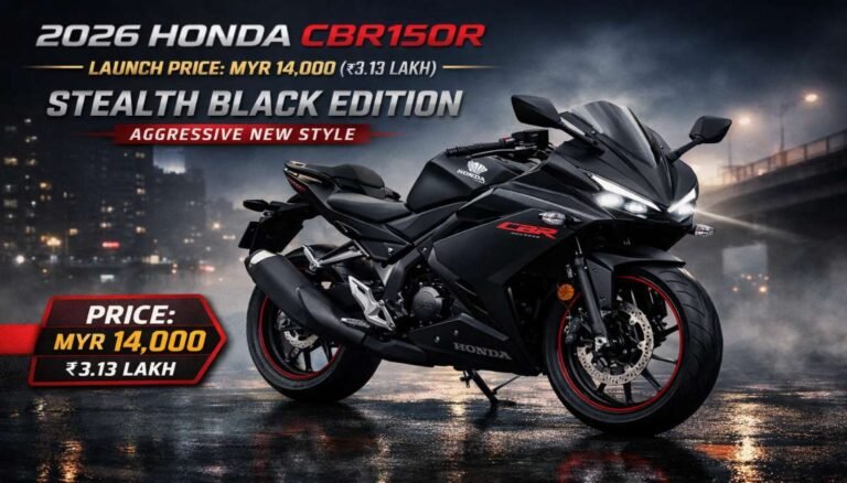 2026 Honda CBR150R Launch Price MYR 14k  Stealth Black Edition Brings Aggressive New Style