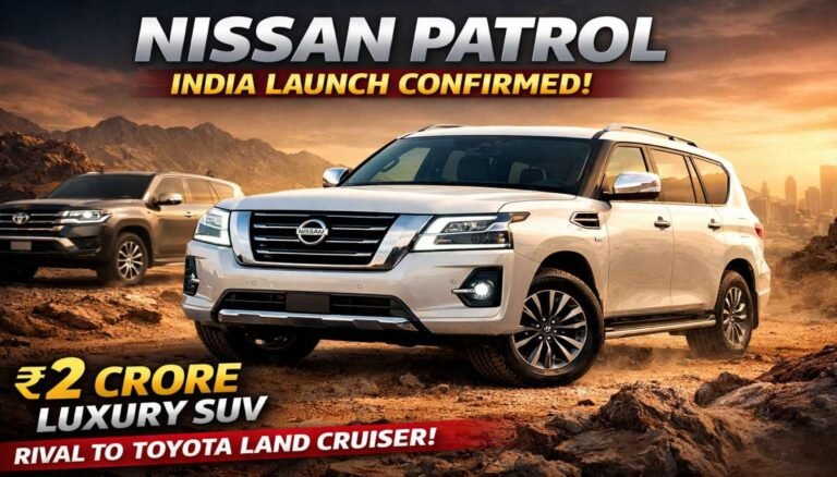Nissan Patrol India Launch Confirmed ₹2 Cr Luxury SUV Set to Rival Land Cruiser