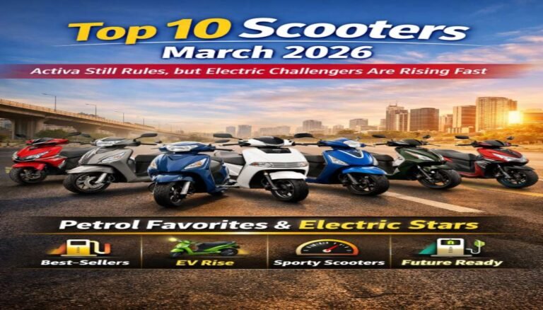 Top 10 Scooters March 2026: Activa Still Rules, But Electric Challengers Are Rising Fast